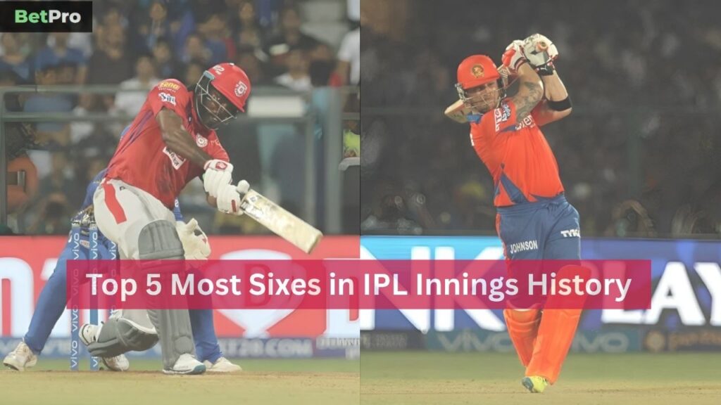 Most Sixes in IPL Innings History