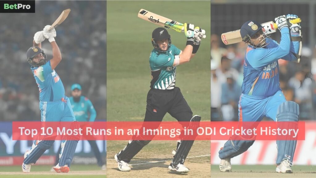 Most Runs in an Innings in ODI Cricket History