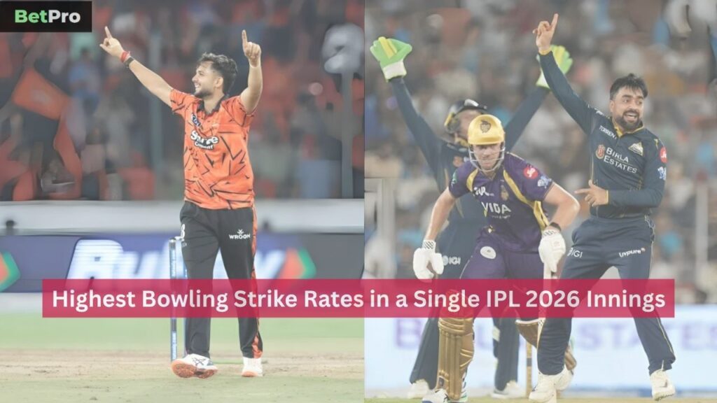 Highest Bowling Strike Rates in a Single IPL 2026 Innings