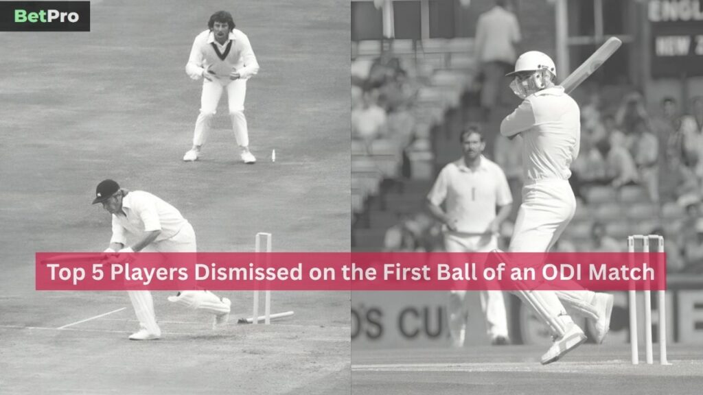 Dismissed on the First Ball of an ODI Match