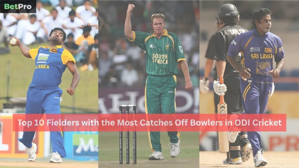Most Catches Off Bowlers in ODI Cricket