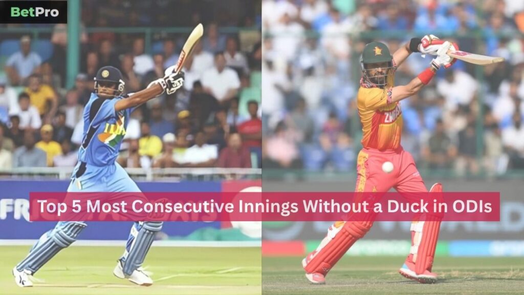 Most Consecutive Innings Without a Duck in ODIs