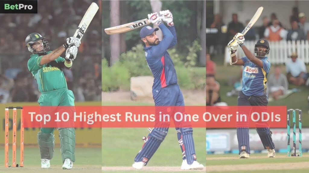 Highest Runs in One Over in ODIs