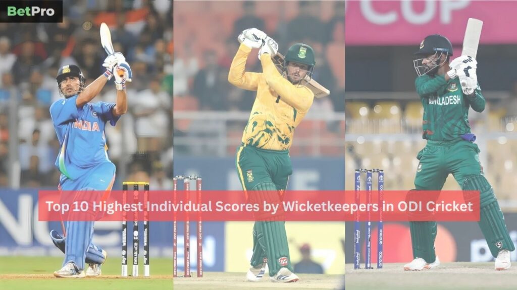 Highest Individual Scores by Wicketkeepers in ODI Cricket