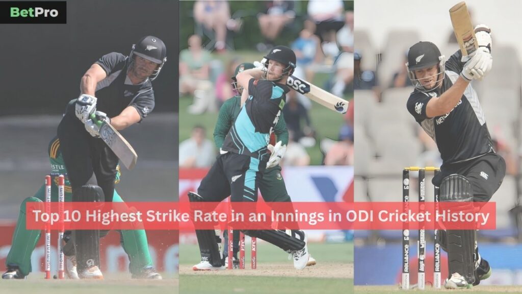 Highest Strike Rate in an Innings in ODI Cricket History