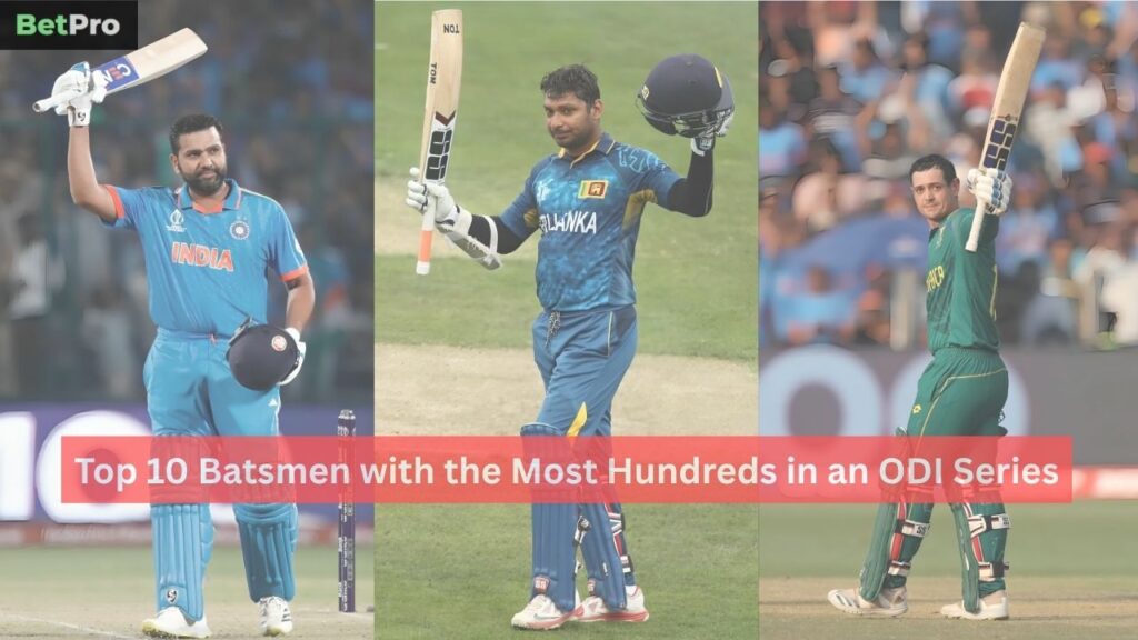 Most Hundreds in an ODI Series