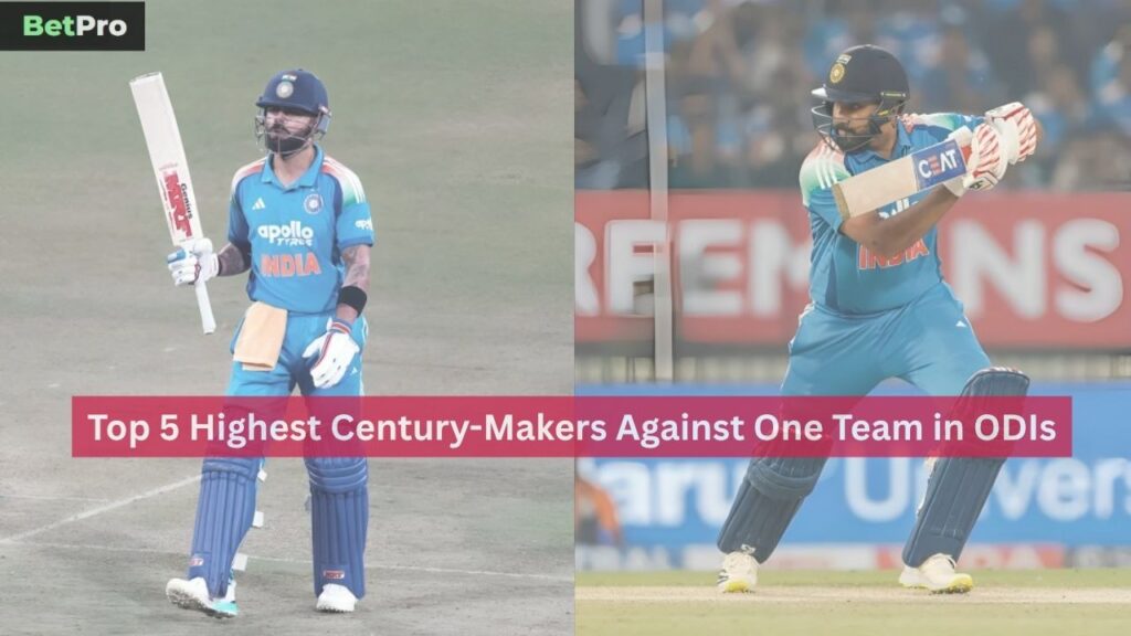 Highest Century-Makers Against One Team in ODIs