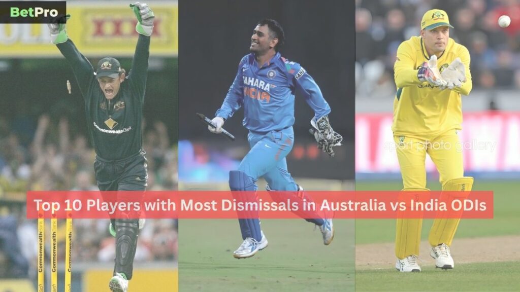 Most Dismissals in Australia vs India ODIs