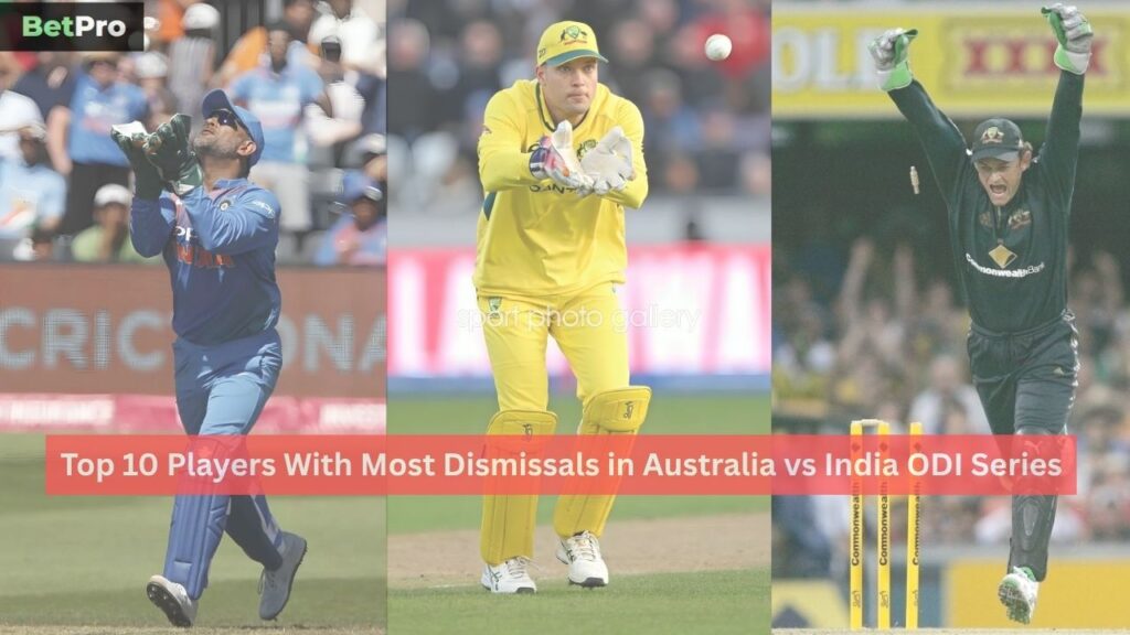 Most Dismissals in Australia vs India ODI Series
