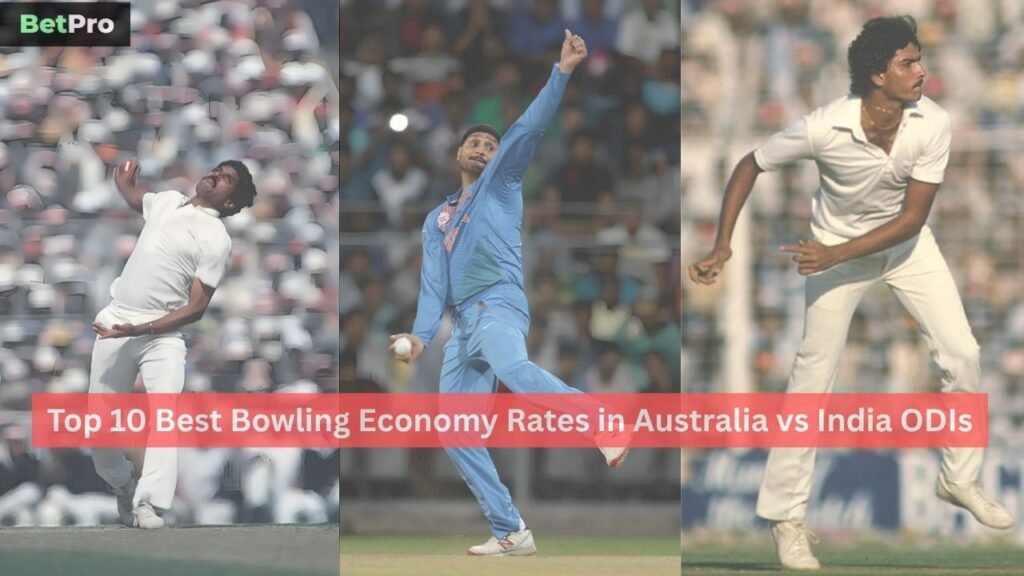 Best Bowling Economy Rates in Australia vs India ODIs