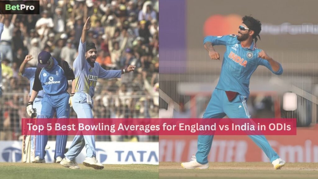 Best Bowling Averages for England vs India in ODIs