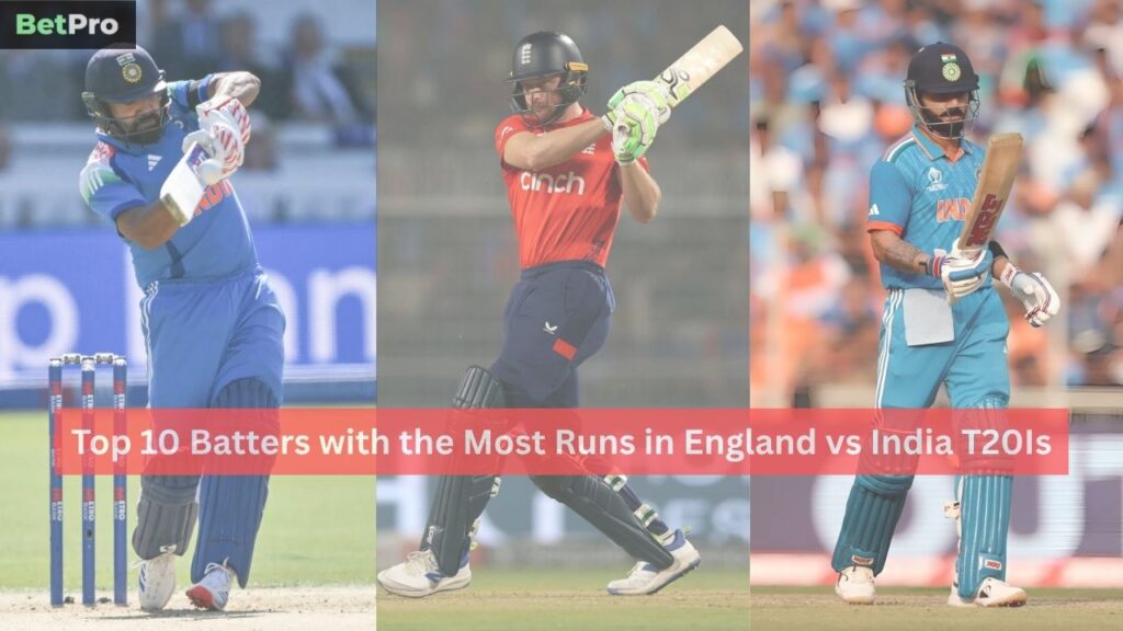 Most Runs in England vs India T20Is